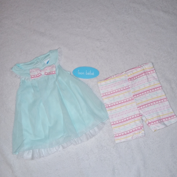 5 for $10 Bonbebe NWT Summer Outfit size 6-9M - Picture 4 of 8
